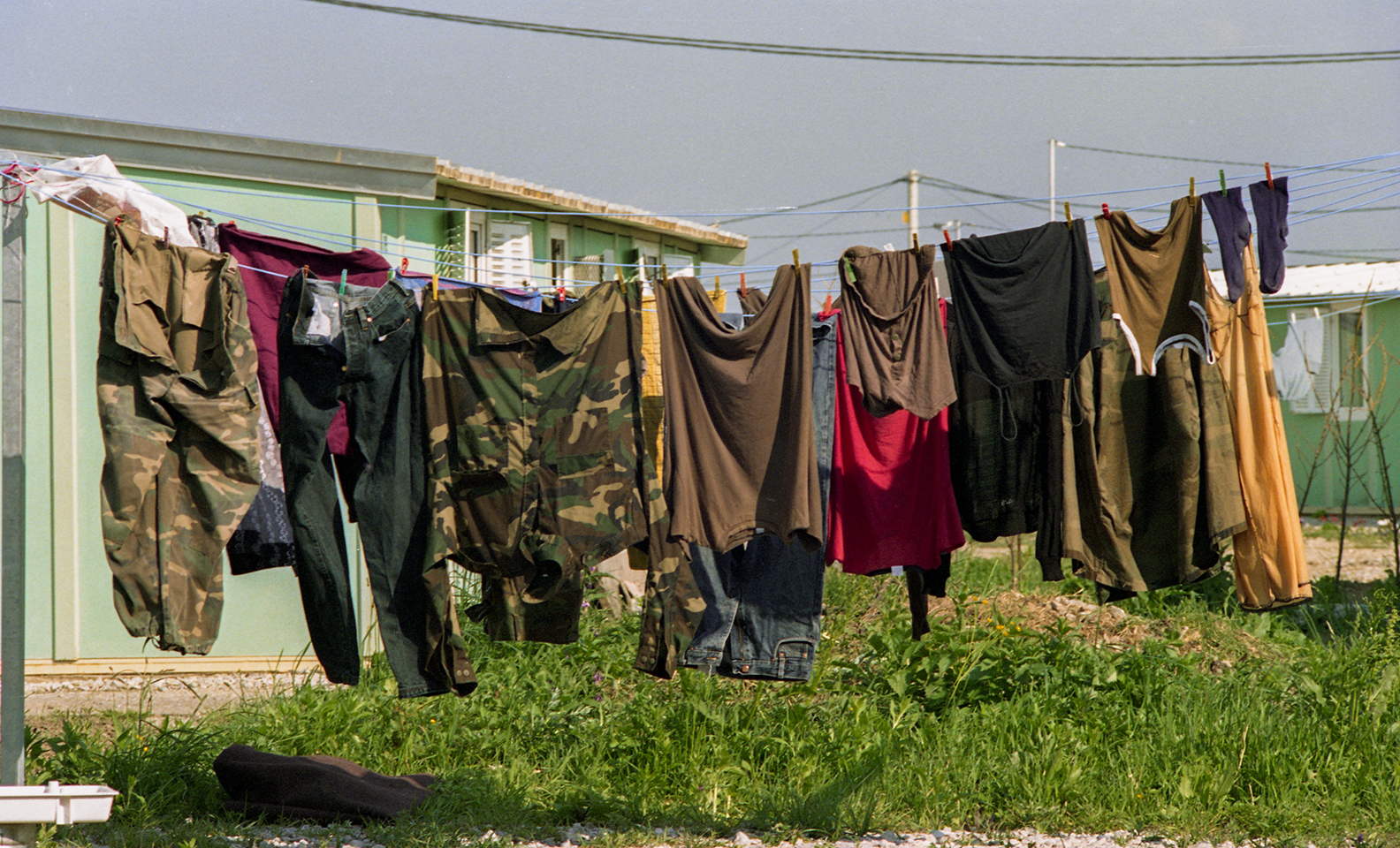 Refugee Camp Laundry, Croatia