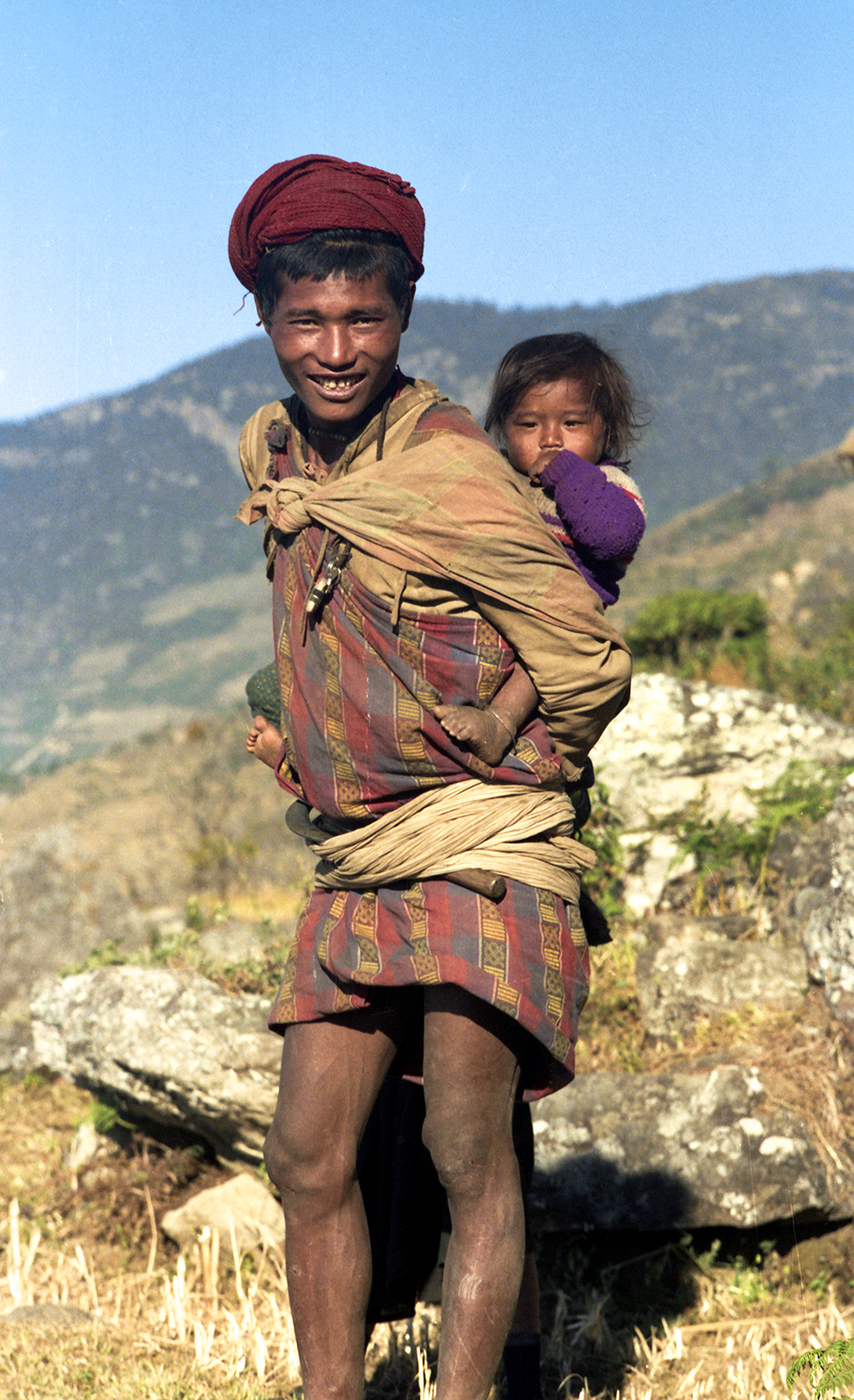 With Daddy, Nepal